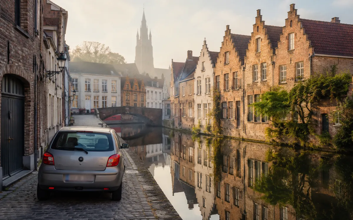 Auto verkopen in Brugge, toeristenstad met de kust vlakbij